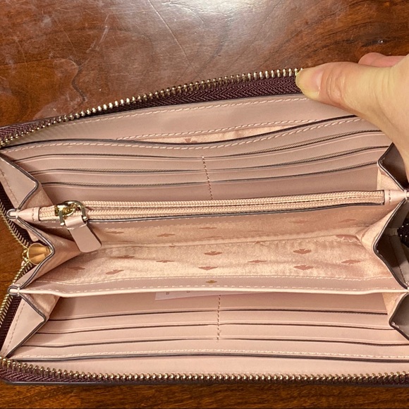 Kate Spade CAMERON SAFFIANO LEATHER Zip Wallet NWT - Picture 4 of 8